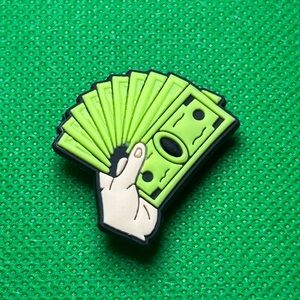 🌼 (5/$10 or 10/$15) NEW “Money Moves” Croc Charm Collection Gift, Bundle to save